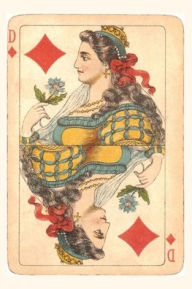 Vintage Journal Queen of Diamonds Found Image Press Produced by