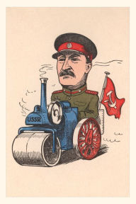 Vintage Journal Stalin on Steamroller Found Image Press Produced by