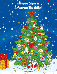 Livro para Colorir de Árvores de Natal Nick Snels Author