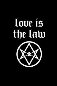 Love is the Law: Thelema Unicursal Hexagram -Magical Journal Bullet Journal Dot Grid Pages - Black Magick Journals