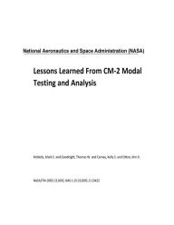 Lessons Learned From CM-2 Modal Testing and Analysis - National Aeronaut Administration (NASA)