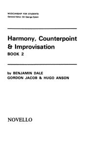 Harmony, Counterpoint & Improvisation Book 2 - Benjamin Dale