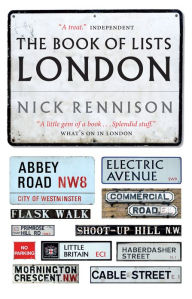 The Book Of Lists London Nick Rennison Author