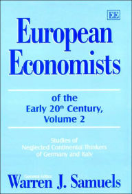 European Economists of the Early 20th Century, Volume 2