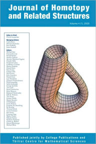 Journal of Homotopy and Related Structures 4(1) Hvedri Inassaridze Editor