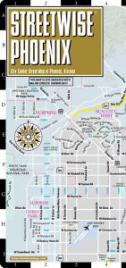 Streetwise Phoenix Map - Laminated City Center Street Map of Phoenix, Arizona - Folding Pocket Size Travel Map With Metro Light Rail & Scottsdale (201