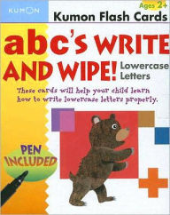ABC's Write and Wipe!: Lowercase Letters Kumon Publishing Author