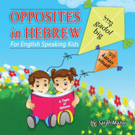 Opposites in Hebrew for English-Speaking Kids Sarah Mazor Author