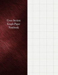 Cross Section Graph Paper Notebook: 1/12
