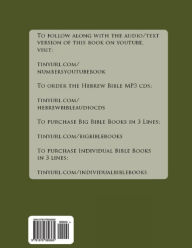 The Book of Numbers: Hebrew with English and Transliteration Line By Line: Hebrew, English Transliteration, and English Translation In 3 Line Format - Seth L Hunerwadel