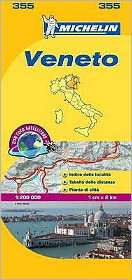 Michelin Map Italy: Veneto 355 - Michelin