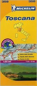 Michelin Map Italy: Toscana 358 Michelin Author