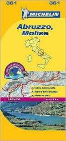 Michelin Map Italy: Abruzzo, Molise 361 Michelin Author