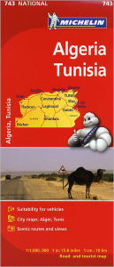 Michelin Map Africa Algeria Tunisia 743 Michelin Author
