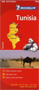 Michelin Map Africa Tunisia 744 Michelin Travel & Lifestyle Author