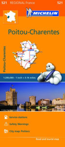 Michelin Regional Maps: France: Poitou-Charentes Map 521 Michelin Author