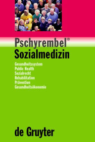 Pschyrembel Sozialmedizin De Gruyter Author