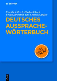 Deutsches Aussprachewörterbuch Eva-Maria Krech Author