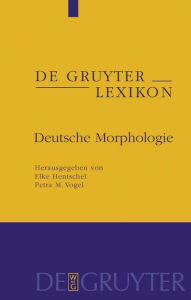 Deutsche Morphologie Elke Hentschel Editor
