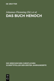 Das Buch Henoch Johannes Flemming Editor