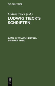 William Lovell, Zweiter Theil Ludwig Tieck Editor