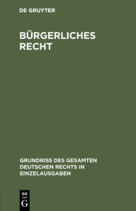 Bürgerliches Recht: Sachenrecht De Gruyter Author