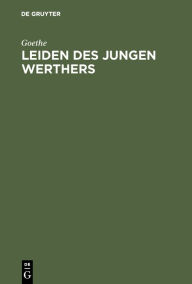 Leiden des jungen Werthers Goethe Author