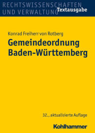 Gemeindeordnung Baden-Württemberg - Konrad Freiherr von Rotberg