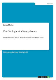 Zur Ökologie des Smartphones: Hersteller in der Pflicht. Braucht es einen New Phone Deal? Janos Pletka Author