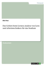 Das Gehirn beim Lernen. Analyse von Lern- und Arbeitstechniken für das Studium Bilal Naz Author