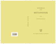 Einführung in die Metaphysik De Gruyter Author