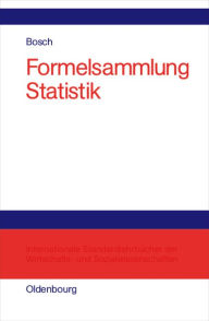 Formelsammlung Statistik Karl Bosch Author