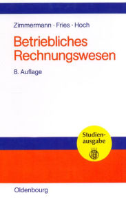 Betriebliches Rechnungswesen Werner Zimmermann Author