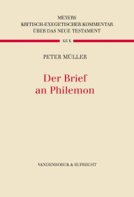 Der Brief an Philemon Peter Muller Author