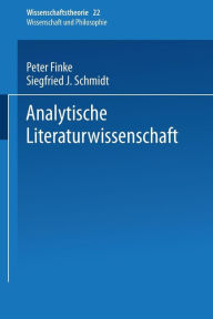 Analytische Literaturwissenschaft Peter Finke Author