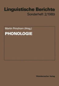 Phonologie Martin Prinzhorn Editor
