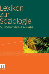 Lexikon zur Soziologie Werner Fuchs-Heinritz Editor
