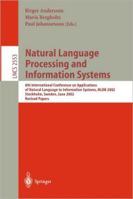 Natural Language Processing and Information Systems: 6th International Conference on Applications of Natural Language to Information Systems, NLDB 200