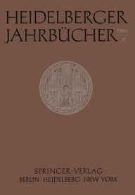 Heidelberger Jahrbücher X Universitäts-Gesellschaft Author
