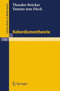 Kobordismentheorie Theodor BrÃ¶cker Author
