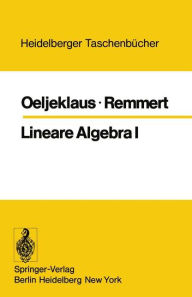 Lineare Algebra I E. Oeljeklaus Author