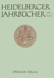 Heidelberger JahrbÃ¼cher UniversitÃ¤ts-Gesellschaft Heidelberg Author