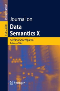 Journal on Data Semantics X Springer Berlin Heidelberg Author