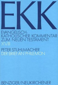Der Brief an Philemon Peter Stuhlmacher Author