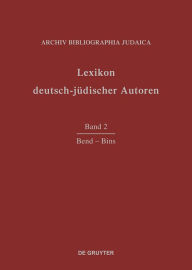 Bend - Bins Archiv Bibliographia Judaica e.V. Editor