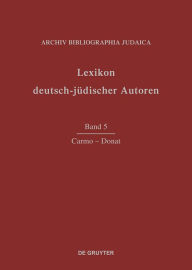 Carmo - Donat Archiv Bibliographia Judaica e.V. Editor