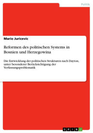 Reformen des politischen Systems in Bosnien und Herzegowina: Die Entwicklung der politischen Strukturen nach Dayton, unter besonderer Berücksichtigung