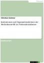 Institutionen und Organisationsformen der Medienkontrolle im Nationalsozialismus Christian Sommer Author