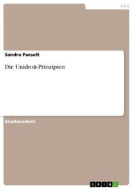 Die Unidroit-Prinzipien Sandra Paeselt Author