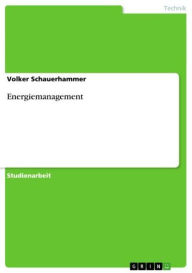 Energiemanagement Volker Schauerhammer Author